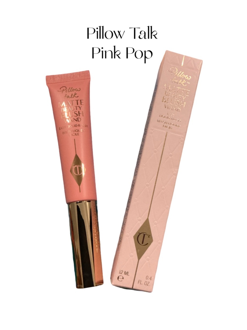 Charlotte Tilbury Matte Blush Beauty Wand “Pink Pop”